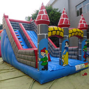 inflatable commercial slides